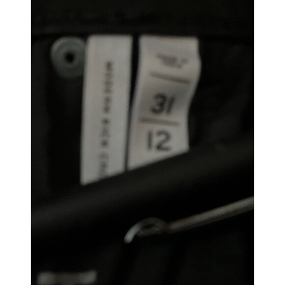 Loft Jeans 12 Black 34” Waist Modern Kick Crop Minimalist Made And Loved Women - Picture 6 of 6